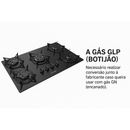 Cooktop Itatiaia Essencial 5 Bocas Preto – Bivolt 127V/220V com Acendimento Automático